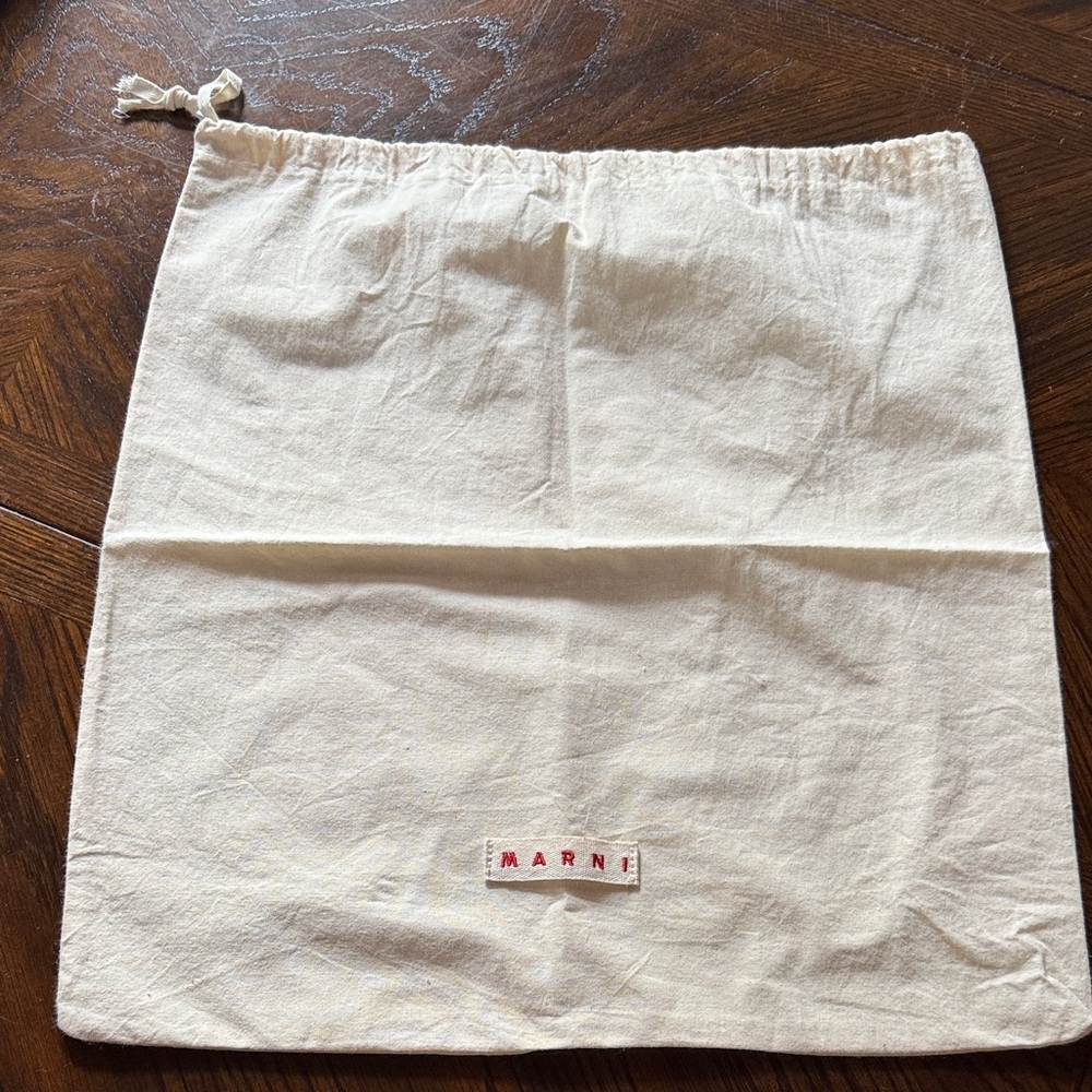 Marni Beige Drawstring Bag